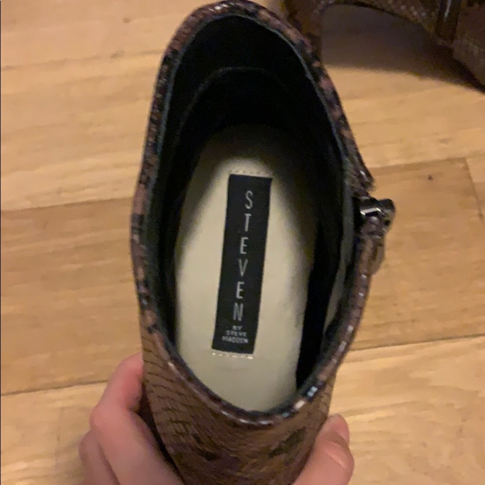 Steven snakeskin booties - Picture 4 of 7